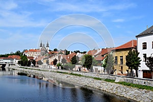 Jewish residential quarter TÅ™ebÃ­Ä on the bank of the Jihlava River